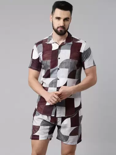 Men Printed Night suit - image 2
