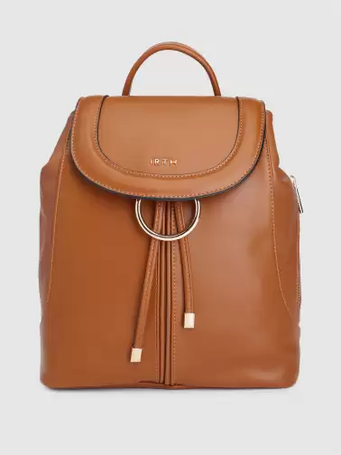 Women Solid Backpack - image 2