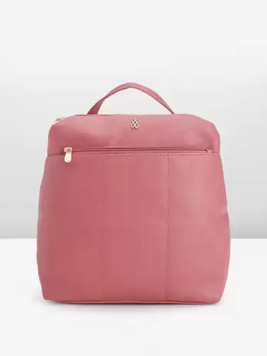 Women Solid Backpack - image 2