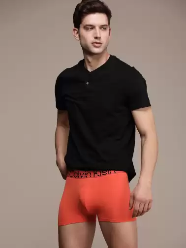 Men Solid Low-Rise Trunk - image 2