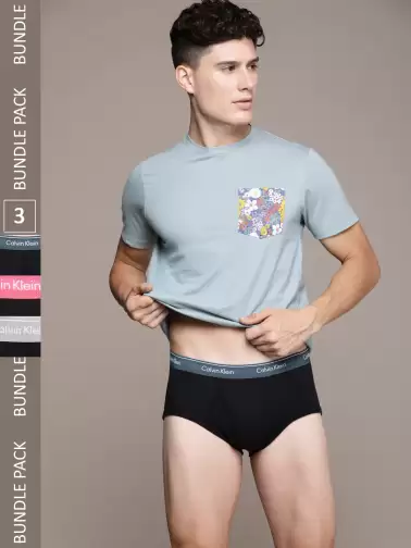 Men Pack Of 3 Cotton Briefs - image 2