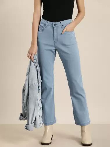 Women Straight Fit High-Rise Jeans - image 2