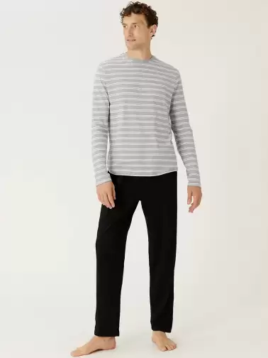 Men Pure Cotton Night suit - image 2