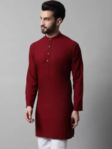 Men Pure Cotton Kurta - image 2