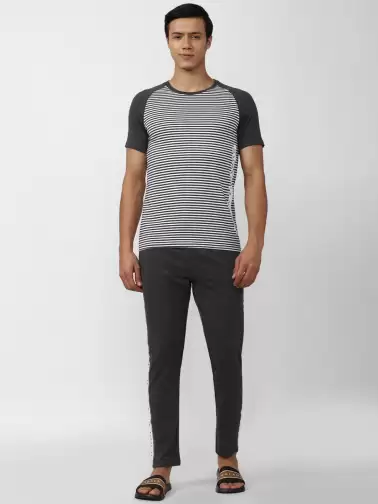 Men Striped Night suit - image 2