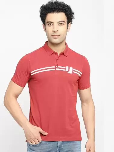 Men Polo Collar Neck Cotton Lounge Tshirts - image 2