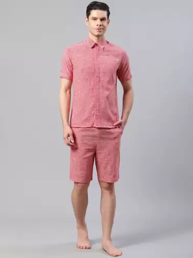 Men Shirt Collar Night suit - image 2