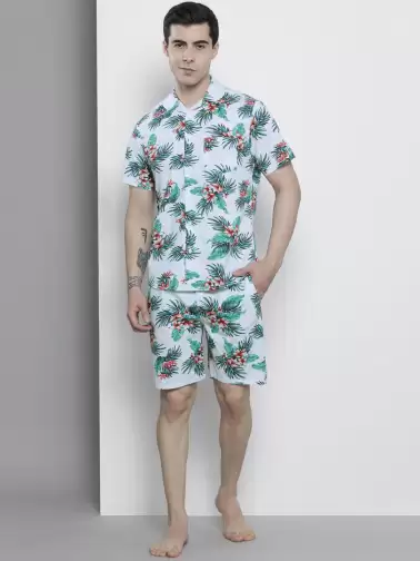 Men Printed Night suit - image 2