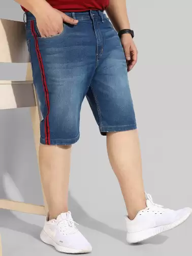 Men Outdoor Denim Shorts - image 2