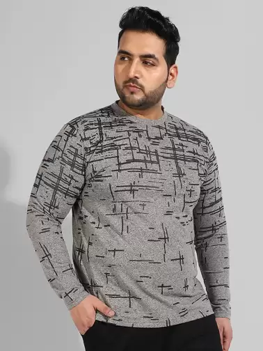 Men Plus Size Cotton T-shirt - image 2