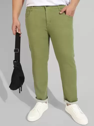 Men Plus Size Cotton  Jeans - image 2