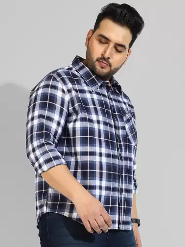 Men Plus Size Cotton Shirt - image 2