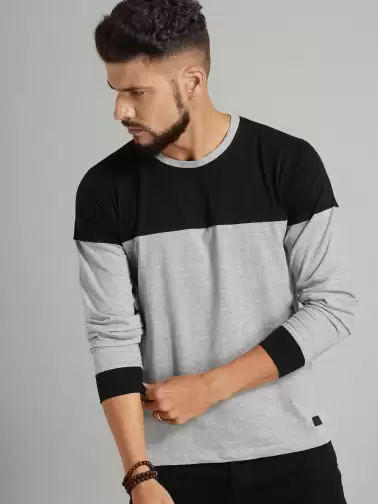 Colourblocked T-shirt - image 2