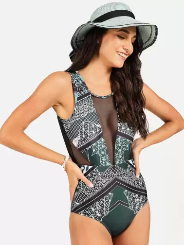Women Printed Bodysuit - image 2