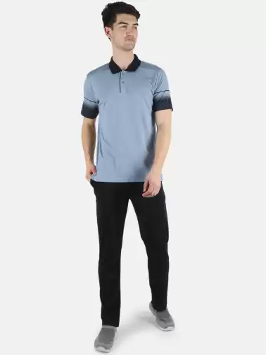 Men Shirt Collar Night Suit - image 2
