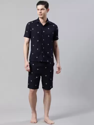 Men Printed Night Suit - image 4