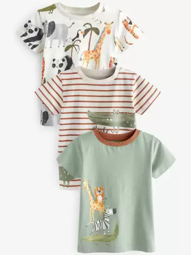 Infant Boys Pack Of 3 T-shirts - image 2