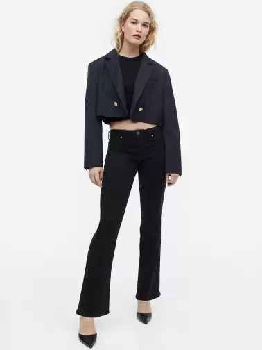 Women Flare Low Jeans - image 2