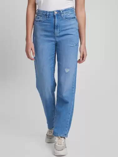 Women Straight Fit High-Rise Jeans - image 2