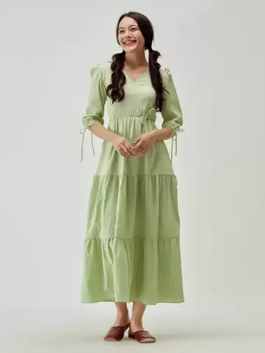 Fit and Flare Midi Dress - image 2