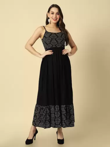 Printed Maxi Dress - image 2