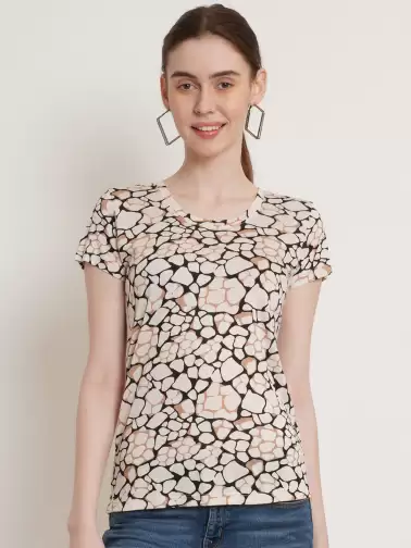 Printed Cotton T-shirt - image 2