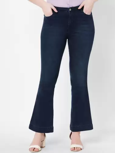 Women Bootcut High-Rise Jeans - image 2