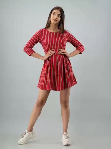 Mini A-Line Dress - image 2