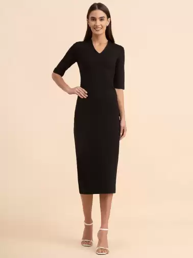 Sheath Midi Dress - image 2