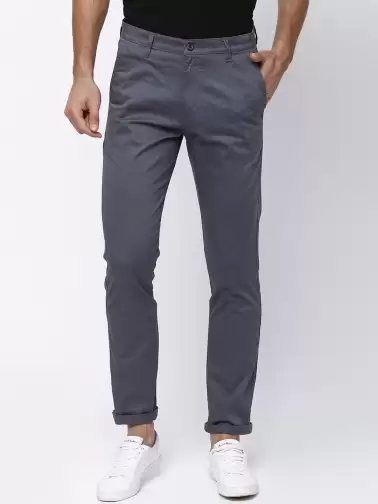 Men Slim Fit Trousers - image 2