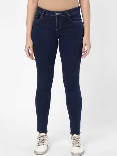 Women Skinny Fit Cotton Jeans - image 2