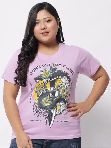 Plus Size Printed T-shirt - image 2