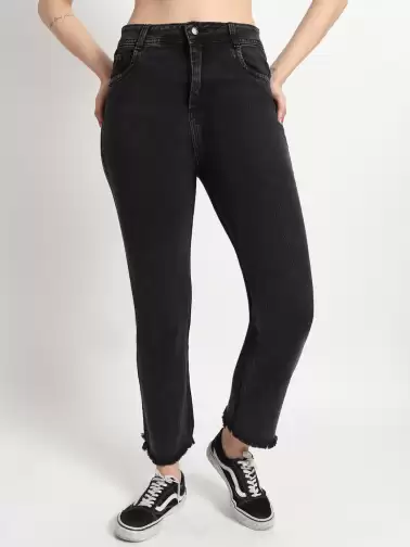 Women Boyfriend Fit High-Rise Jeans - image 2
