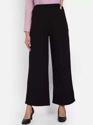 Women Loose Parallel Trousers - image 2