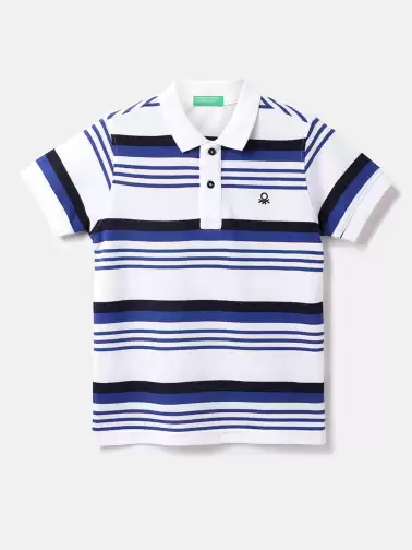 Boys Striped Cotton T-shirt - image 2