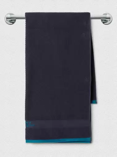Men Striped 500 GSM Cotton Terry Antimicrobial Bath Towel - image 2