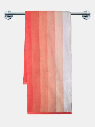 Men Striped Cotton Bath Towel - image 2