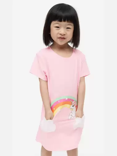 Pocket-Detail Jersey Dress - image 2
