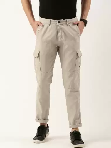 Men Slim Fit Cargos Trousers - image 2