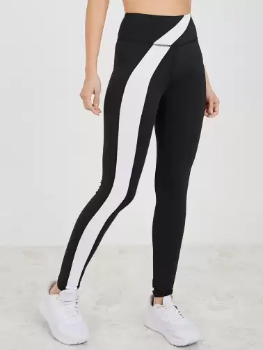 Women Colourblocked Tights - image 2
