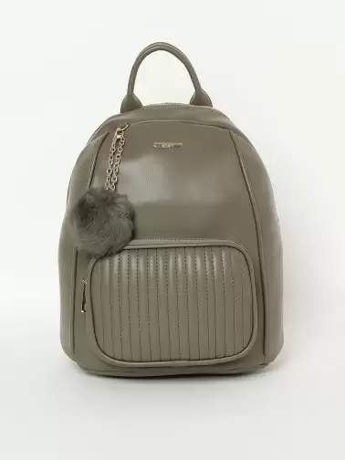 Women Textured Backpack - image 2