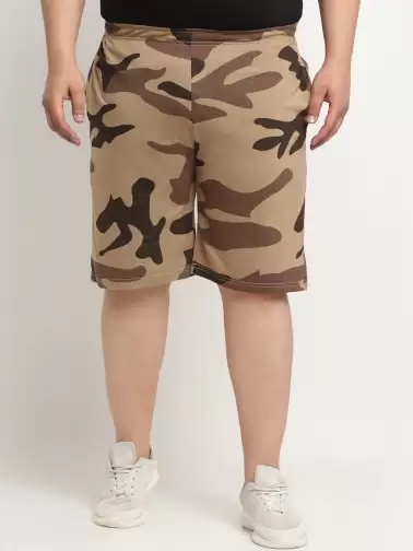 Men Camouflage Printed Shorts - image 2
