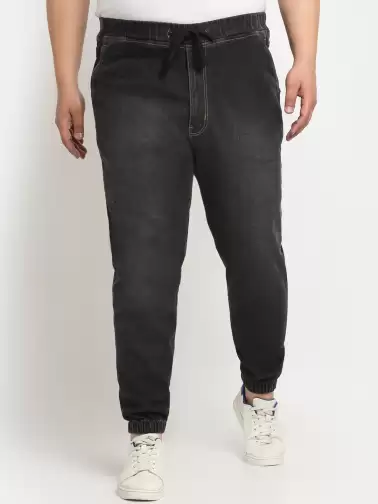 Men Plus Size Cotton Jogger - image 2