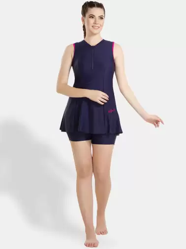 Turtle Neck Swimming Dress - image 2