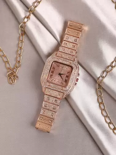 Women Embellished Watch - image 2