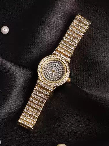 Women Embellished Watch - image 2