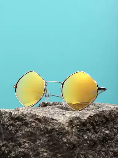 Women Octagonal Sunglasses - image 2