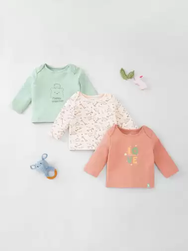 Infants Pack Of 3 T-shirts - image 2