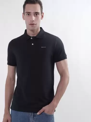 Polo Collar Cotton T-shirt - image 2