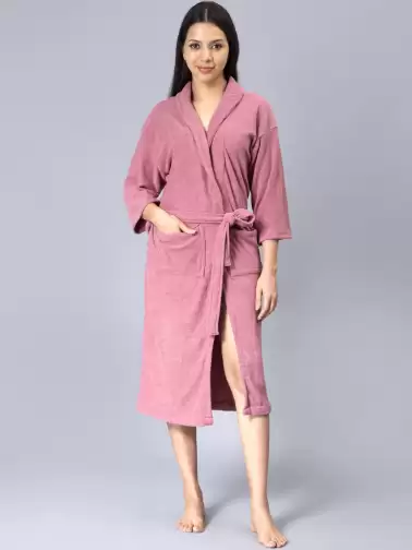 Women Double Side Bath Robe - image 2